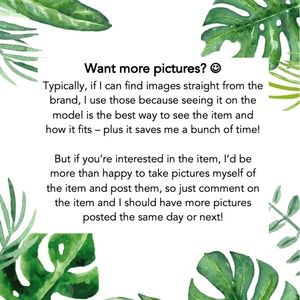 ^If the listing only has model images :)